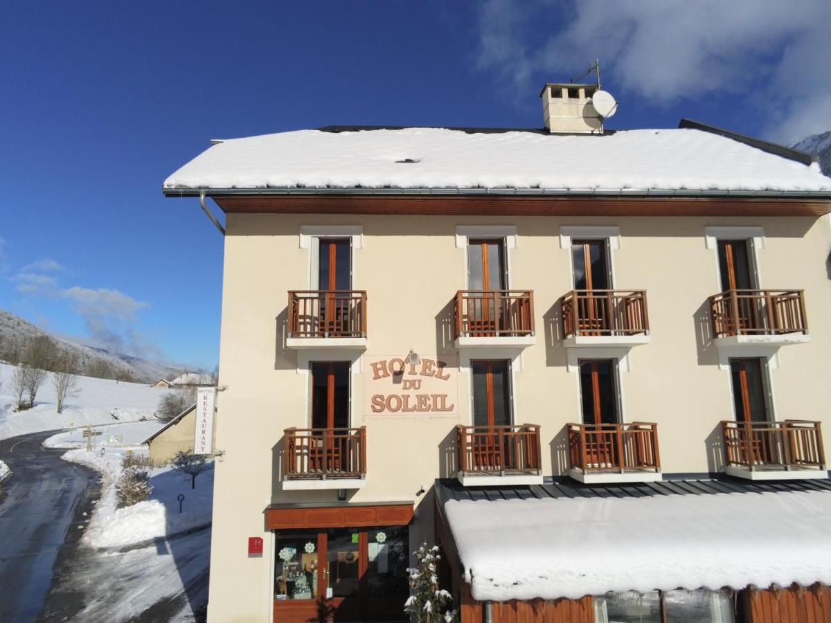 Hotel Du Soleil Aillon-le-Jeune Eksteriør bilde