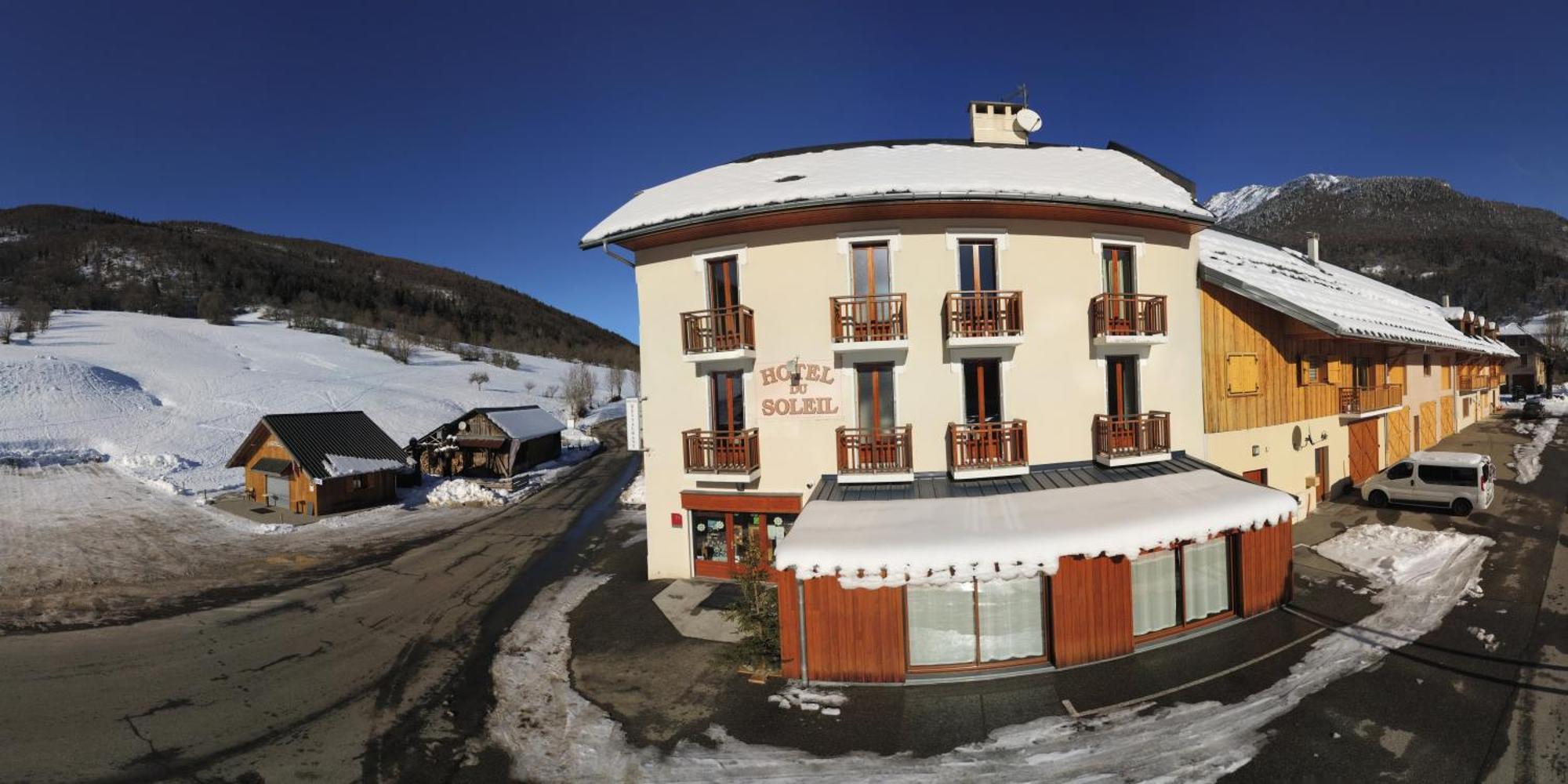 Hotel Du Soleil Aillon-le-Jeune Eksteriør bilde